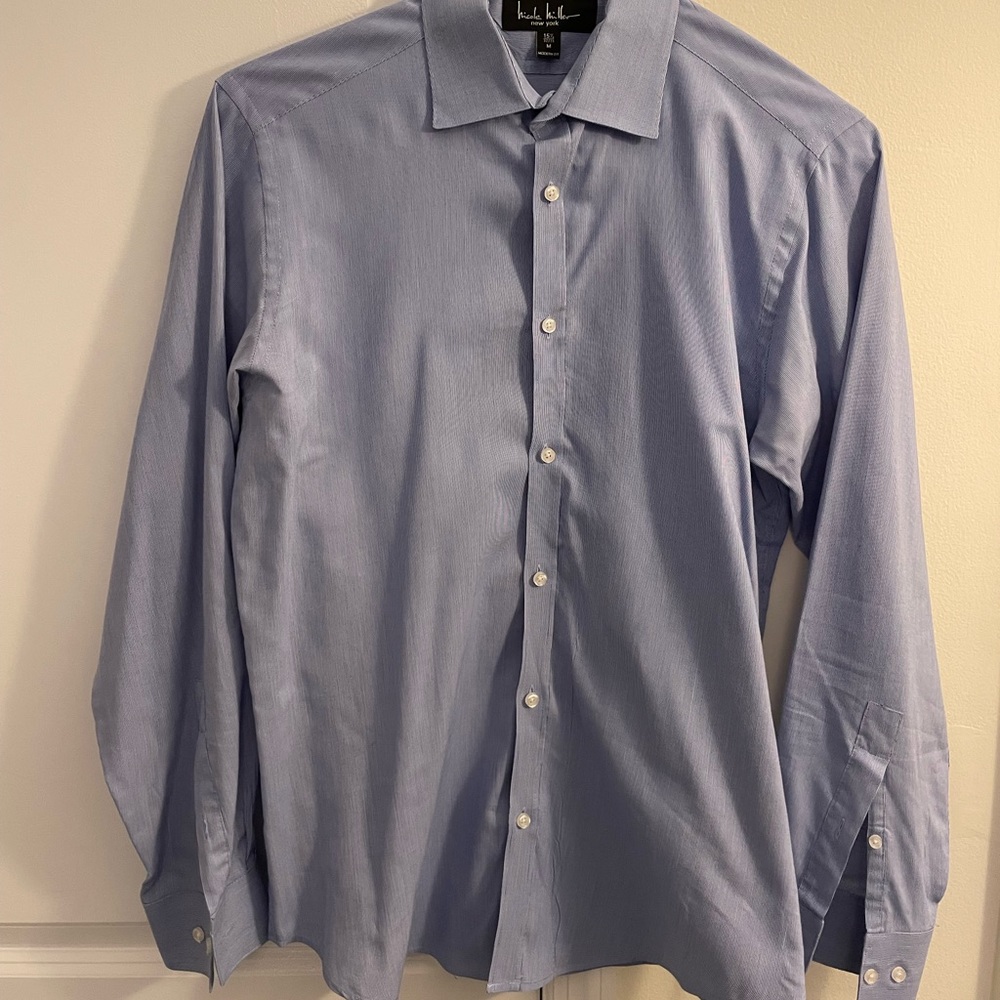 Nicole Miller Mens Button Down Dress